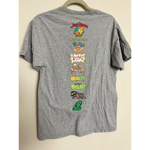 Nickelodeon Grey Character T-Shirt - Size Medium - Picture 5 of 8